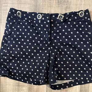 Adorable Nautica shorts with grommets at the waist